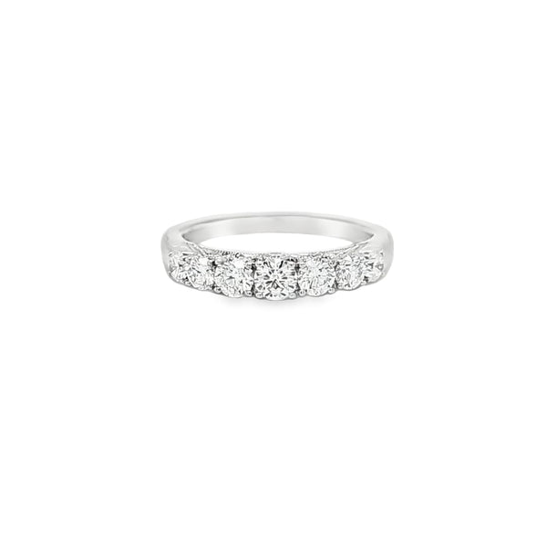 Graduated Half Eternity Ring