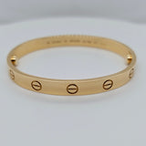 Pre-Owned | Size - 16 / 18ct Yellow Gold Cartier Love Bracelet