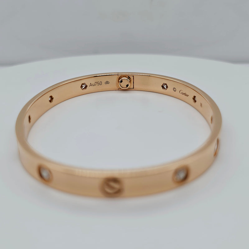 Pre-Owned | Cartier Ten Diamond Love Bracelet