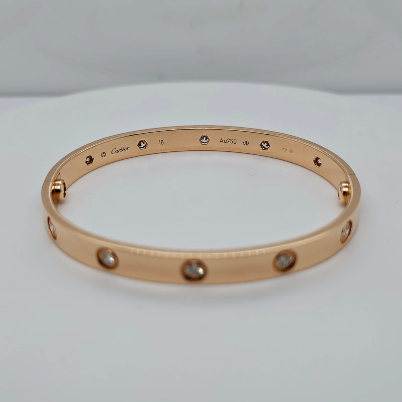 Pre-Owned | Cartier Ten Diamond Love Bracelet