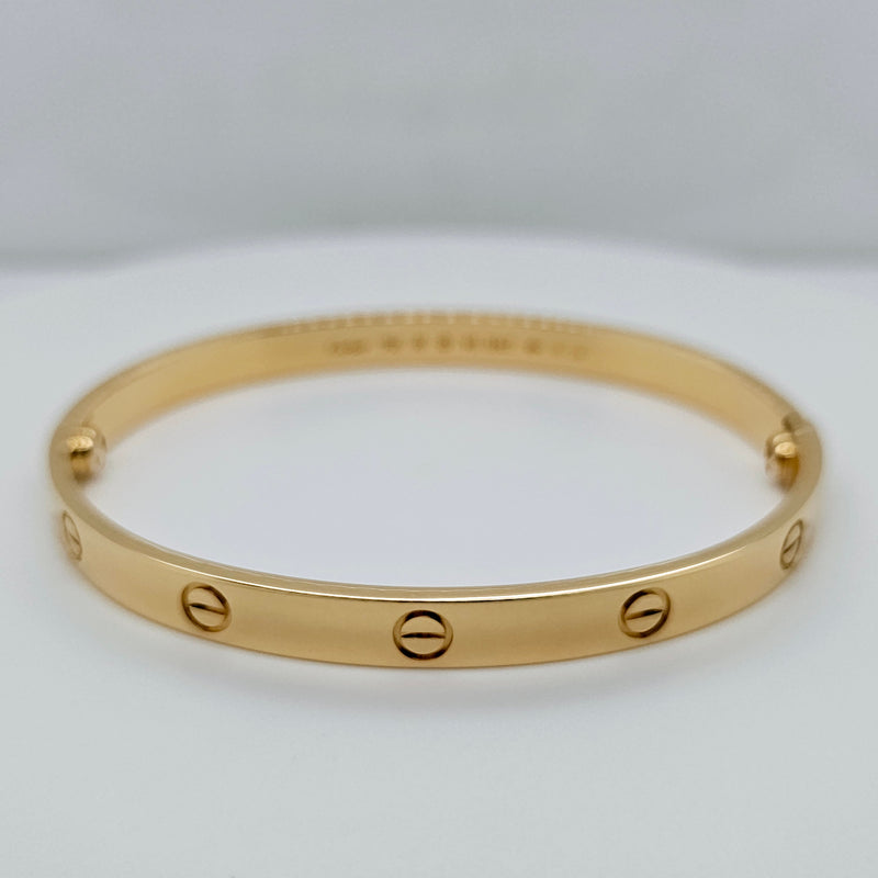 Pre-Owned | Size - 20 / 18ct Yellow Gold Cartier Love Bracelet