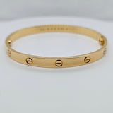 Pre-Owned | Size - 20 / 18ct Yellow Gold Cartier Love Bracelet