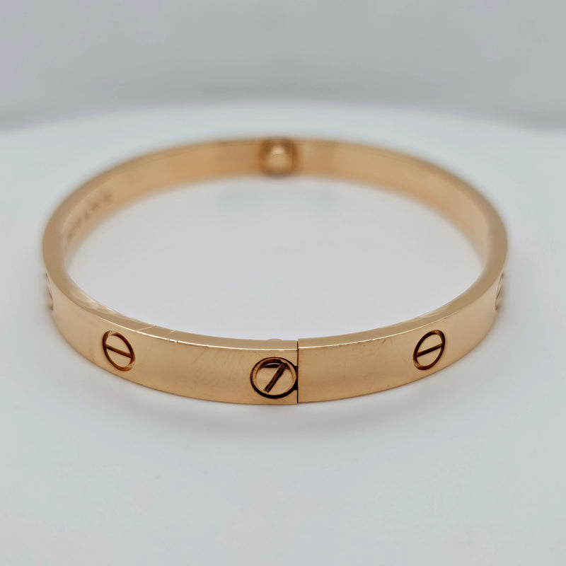 Pre-Owned | Size - 19 / 18ct Rose Gold Cartier Love Bracelet