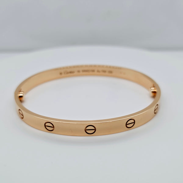 Pre-Owned | Size - 19 / 18ct Rose Gold Cartier Love Bracelet