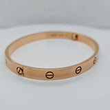 Pre-Owned | Size - 20 / 18ct Rose Gold Cartier Love Bracelet