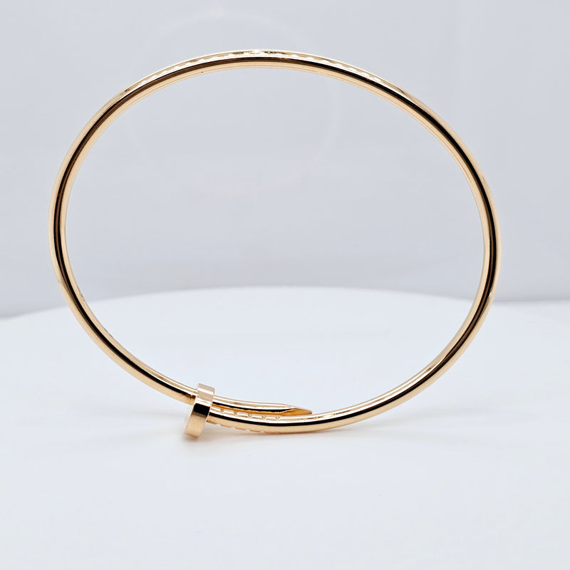 Pre-Owned | Cartier Juste Un Clou Bracelet, 18ct Rose Gold, Small Model, Size 17