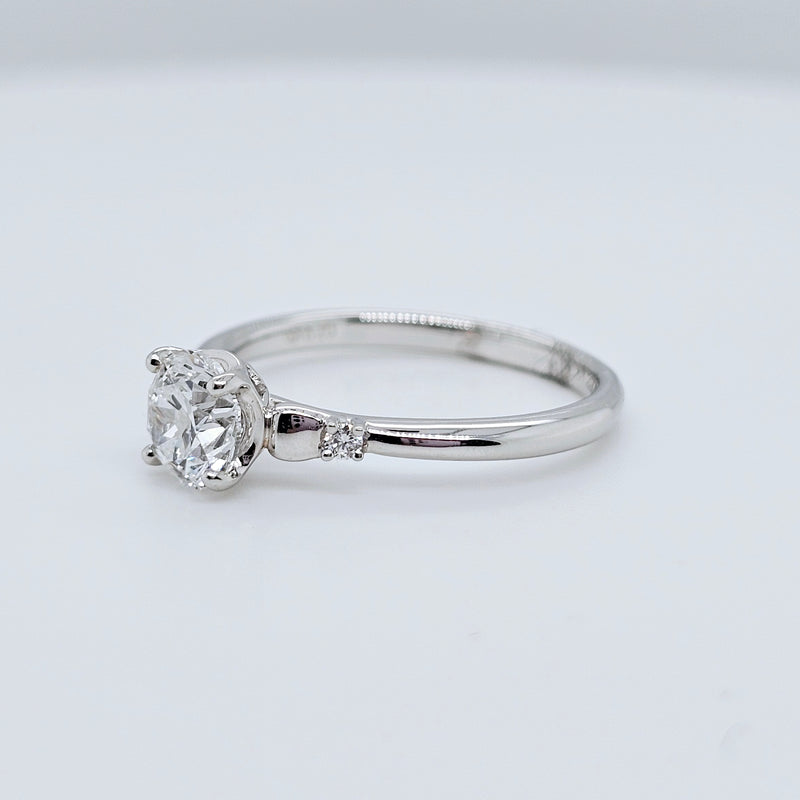 Round cut engagement rings | Natural diamond rings | Solitaire diamond ring | Single diamond ring