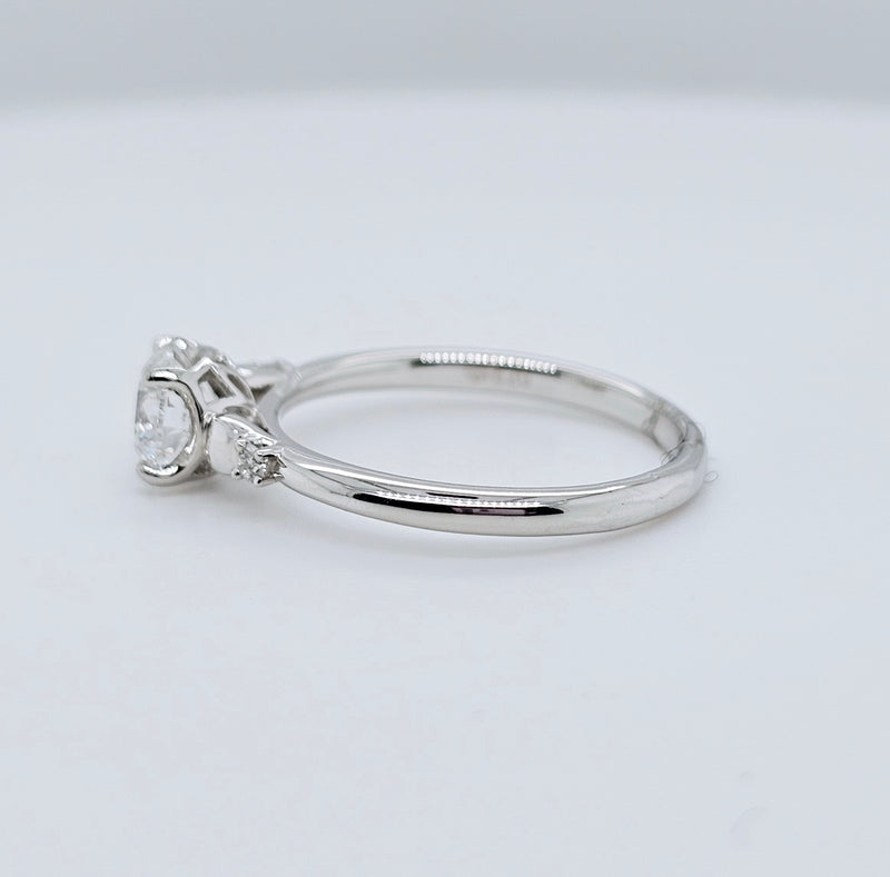 Round cut engagement rings | Natural diamond rings | Solitaire diamond ring | Single diamond ring