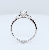 Round cut engagement rings | Natural diamond rings | Solitaire diamond ring | Single diamond ring