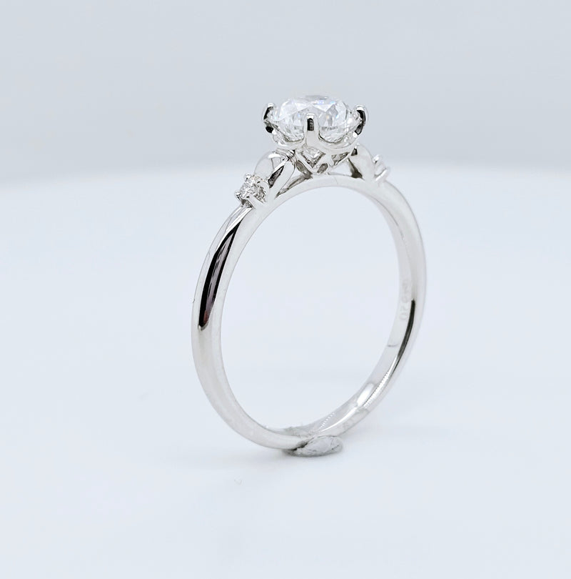 Round cut engagement rings | Natural diamond rings | Solitaire diamond ring | Single diamond ring