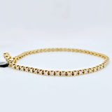 Gold tennis bracelet | Diamond tennis bracelet | Yellow gold bracelet