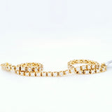 Gold tennis bracelet | Diamond tennis bracelet | Yellow gold bracelet