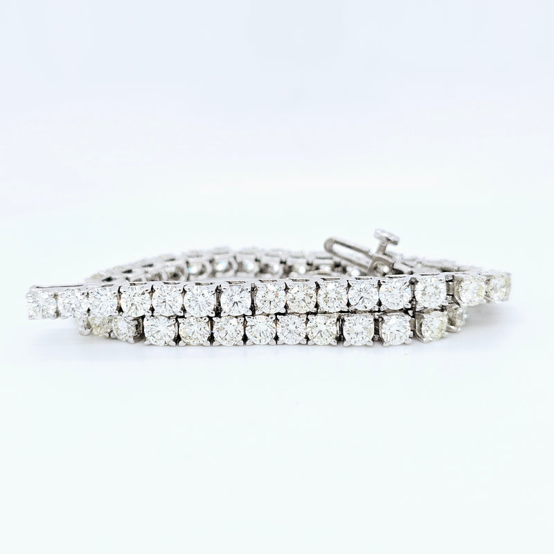 White gold diamond bracelet | Gold and Diamond tennis bracelet