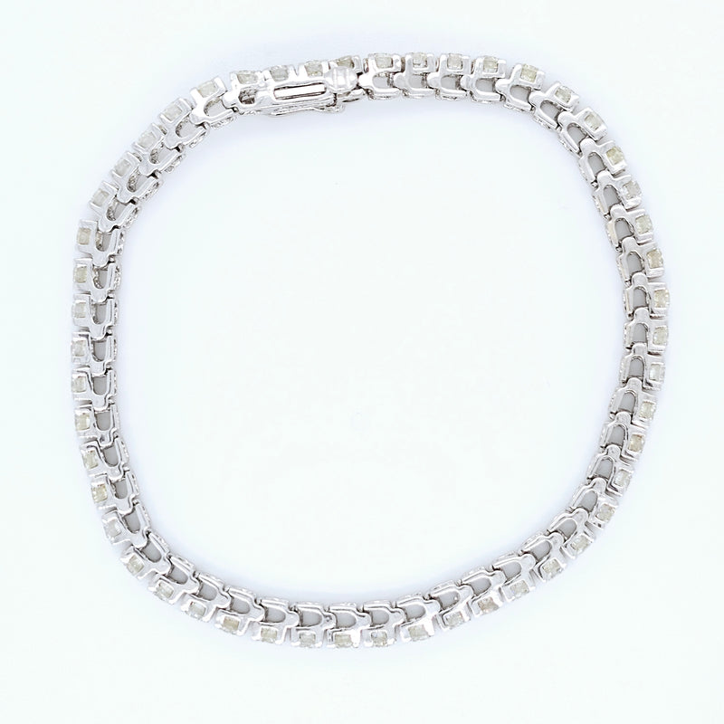 White gold diamond bracelet | Gold and Diamond tennis bracelet