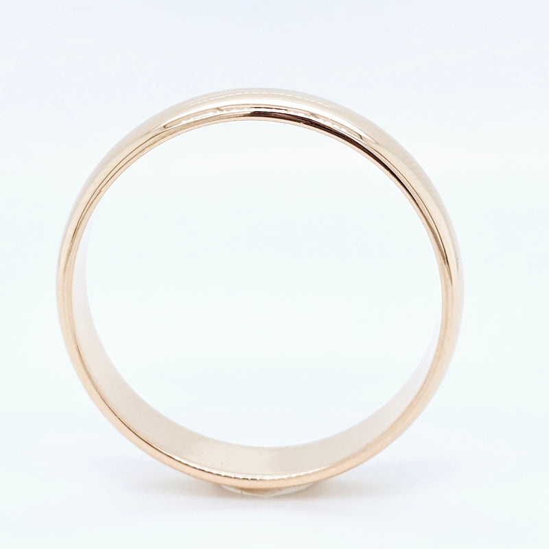 Male wedding bands | Best wedding rings | Men's gold band | Size - S | 5.00 mm