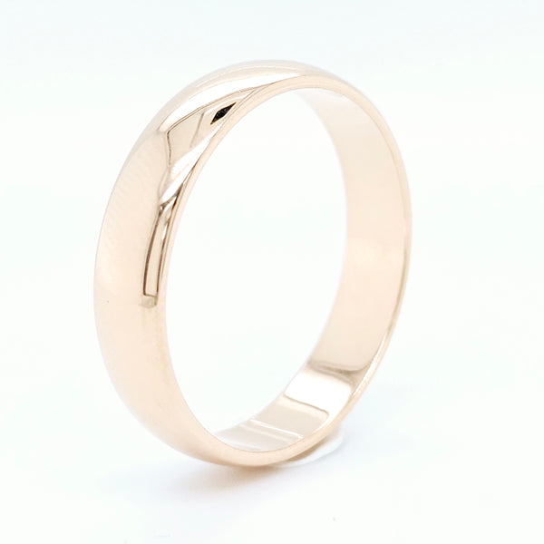 Male wedding bands | Best wedding rings | Men's gold band | Size - S | 5.00 mm