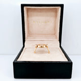 Pre-Owned BVLGARI Flip Ring - Jade & Diamond 18k Rose Gold