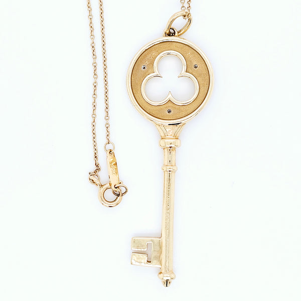 Pre-Owned | Tiffany & Co Clover Key Necklace