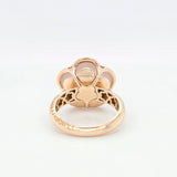 Pre-Owned | Pasquale Bruni Bon Ton Diamond & Rose Quartz Ring, 18K Rose Gold