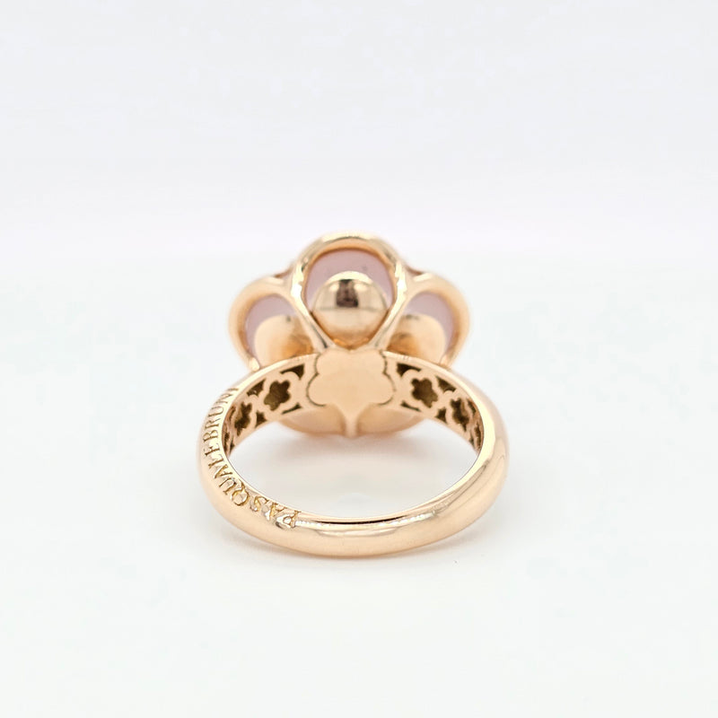 Pre-Owned | Pasquale Bruni Bon Ton Diamond & Rose Quartz Ring, 18K Rose Gold