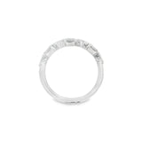 Twilight Half Eternity Ring