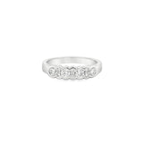 Semi Bezel Half Eternity Ring