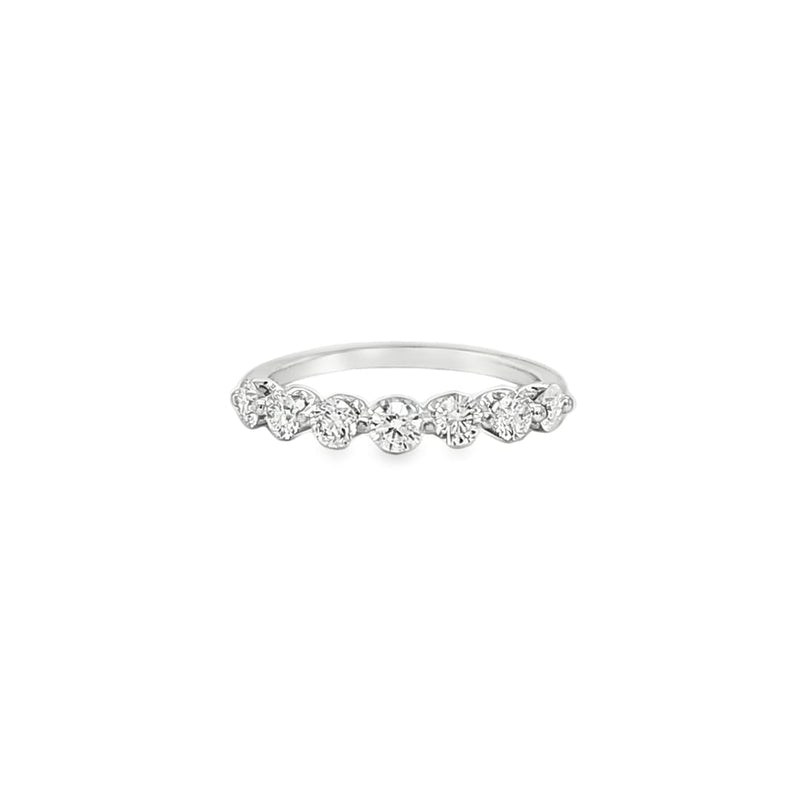 Shared Claw Half Eternity Ring