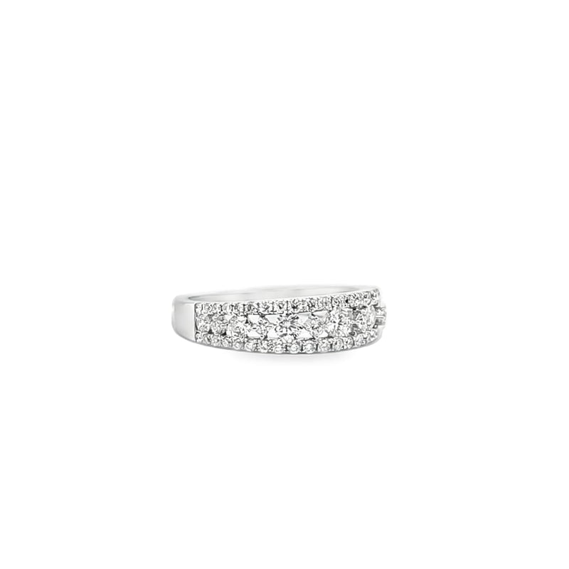 Opulent Half Eternity Ring