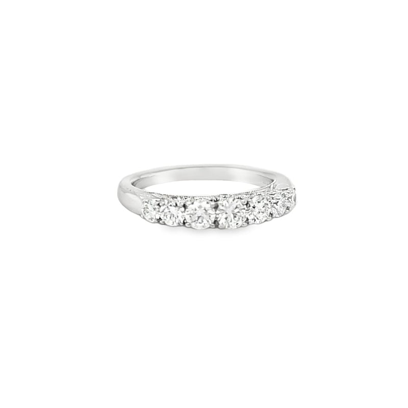 Graduated Half Eternity Ring