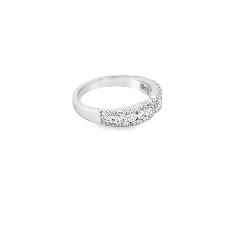 Unity Pave Half Eternity Ring