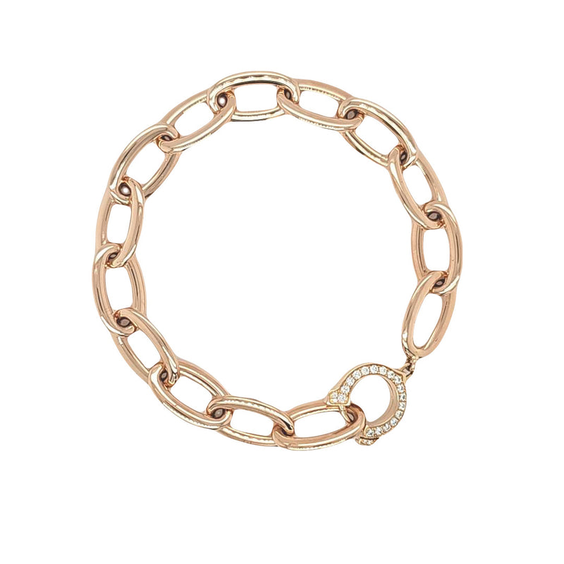 Pre-Owned | Cartier Vintage C De Cartier Rose Gold Open Link Bracelet