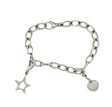 Pre-Owned | Theo Fennell 18ct White Gold and Diamond Link Charm Bracelet