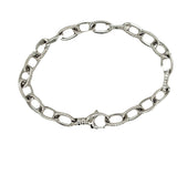 Pre-Owned | Theo Fennell 18ct White Gold and Diamond Link Charm Bracelet