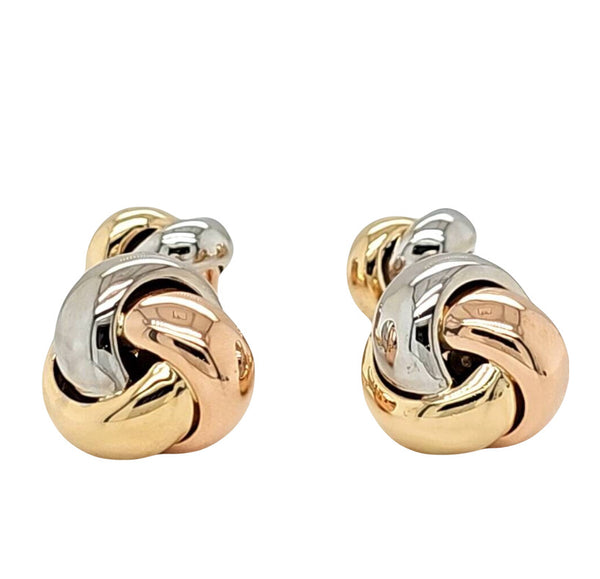 Pre-Owned | Cartier Vintage Cartier Trinity Cufflinks, 18ct Yellow, White And Rose Gold