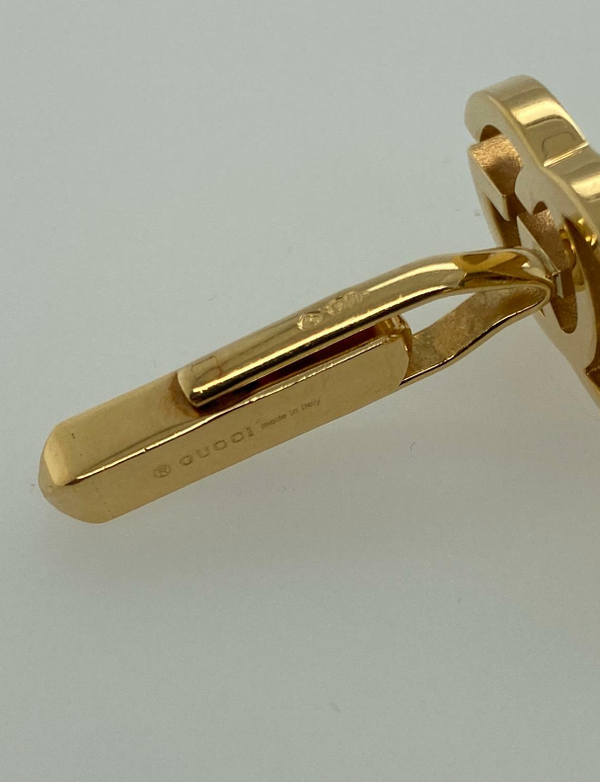 Pre-Owned | 18ct Yellow Gold Gucci Cufflinks