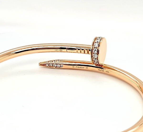 Pre-Owned | Cartier 18k Rose Gold Juste Un Clou Diamond Bracelet