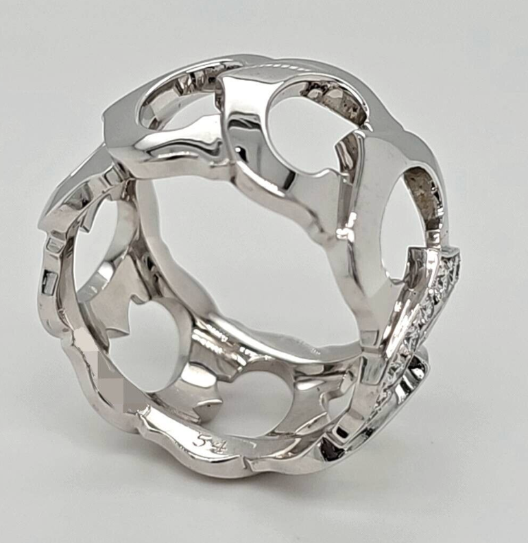 Pre-Owned | Cartier 18k White Gold Diamond C De Cartier Ring