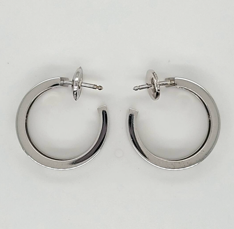 Pre-Owned | Cartier Love Hoop Earrings, 18ct White Gold And Diamonds