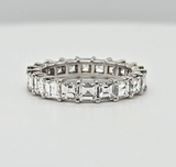 Pre-Owned | Cartier Vintage Asscher Cut Diamond Eternity Ring