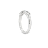 Semi Bezel Half Eternity Ring