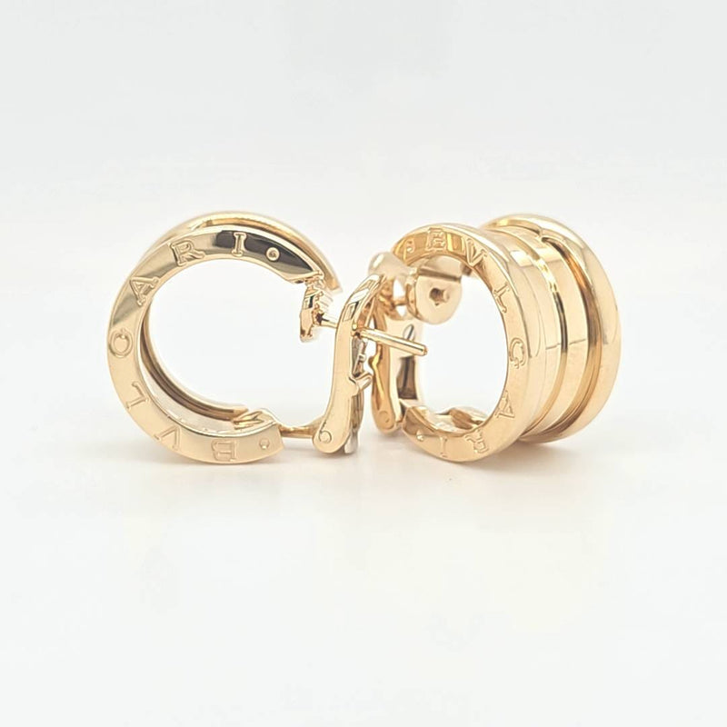 Pre-Owned | Bvlgari Two Band B.zero1 Earrings, 18k Yellow Gold