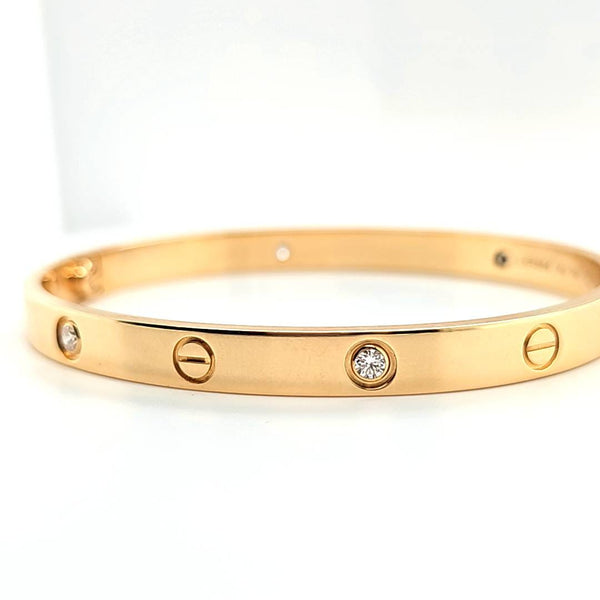 Pre-Owned | Cartier Four Diamond Love Bracelet