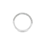 Grain Set Half Eternity Ring