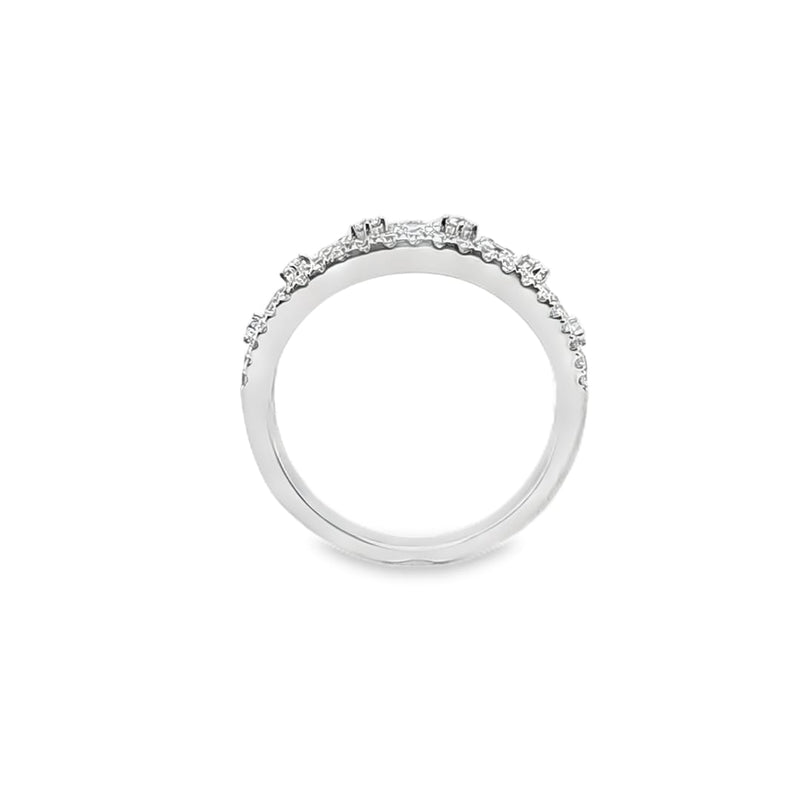 Opulent Half Eternity Ring