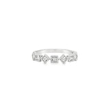 Twilight Half Eternity Ring