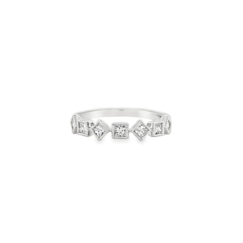 Twilight Half Eternity Ring