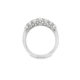 Graduated Half Eternity Ring