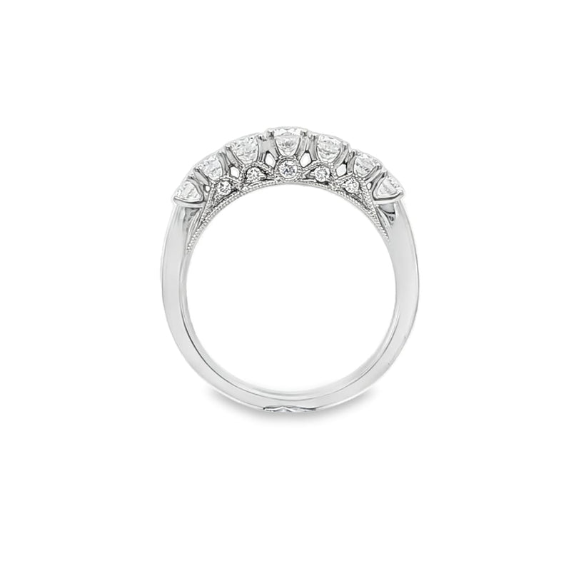 Graduated Half Eternity Ring