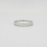 Semi Rub Over Half Eternity Ring