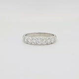 Semi Rub Over Half Eternity Ring